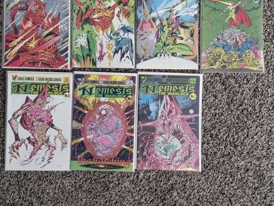 Full set of Nemesis The Warlock Vintage Comic books. Top grades