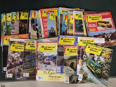 Vintage Railroad Model Craftsman Magazines Lot