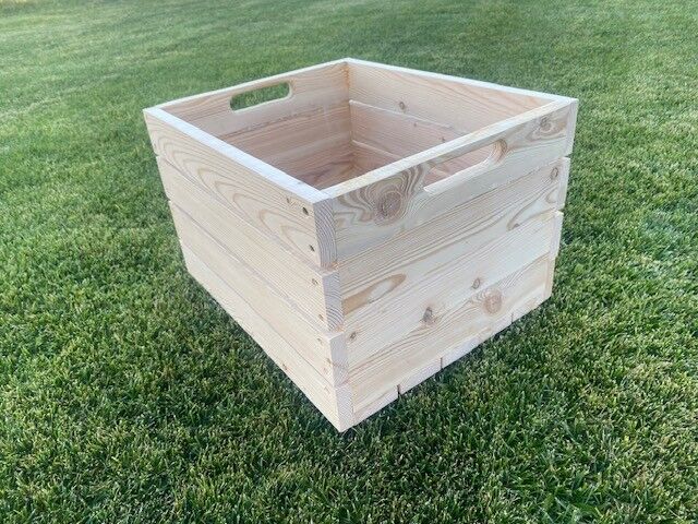 Homemade wood crate