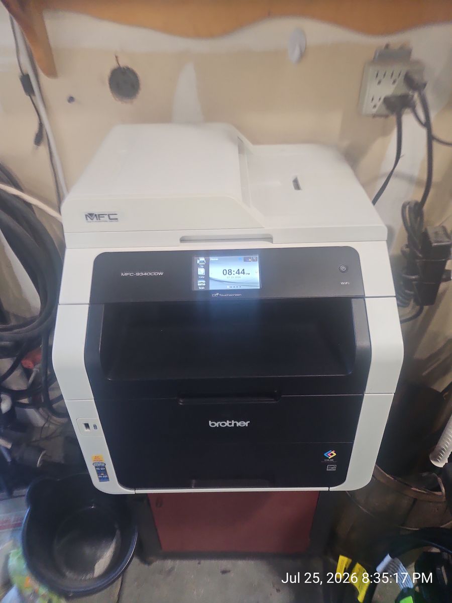 Brother MFC-9340CDW Color Laser All-in-One Printer with Wireless & Duplex Printing - Scanner