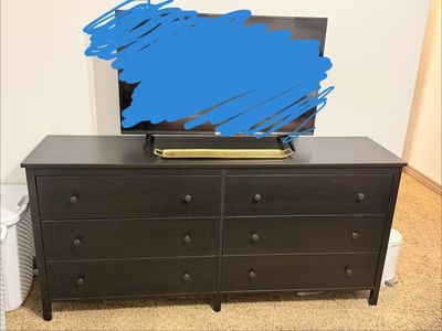 Black Brown 6-Drawer Dresser Chest of Drawers - IKEA