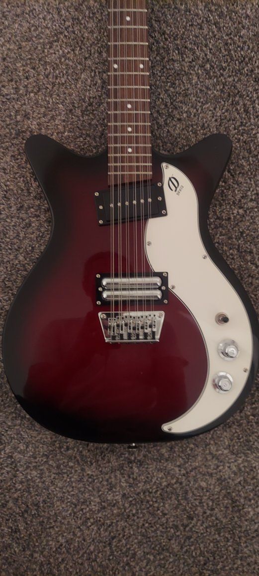 Danelectro 59X12 12-String Electric Guitar with Hard Case