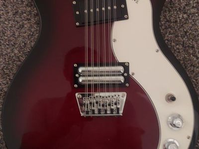 Danelectro 59X12 12-String Electric Guitar with Hard Case