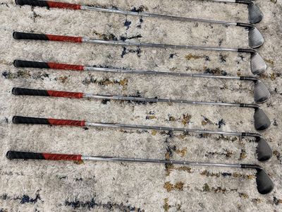 Callaway RAZR X Black Irons — 4‑AW — Great Shape