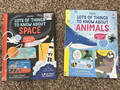 Usborne Lots of Things to Know About Animals and Space books