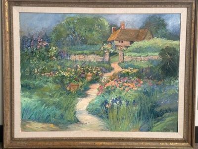 "Growing Wild" original oil painting by Dawna Barton