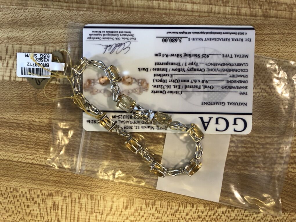 Citrine Quarts Bracelet