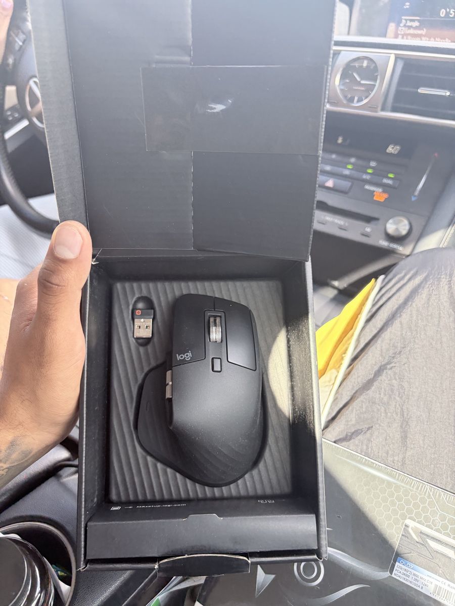 Logitech MX Master Wireless Mouse with USB Receiver in Box