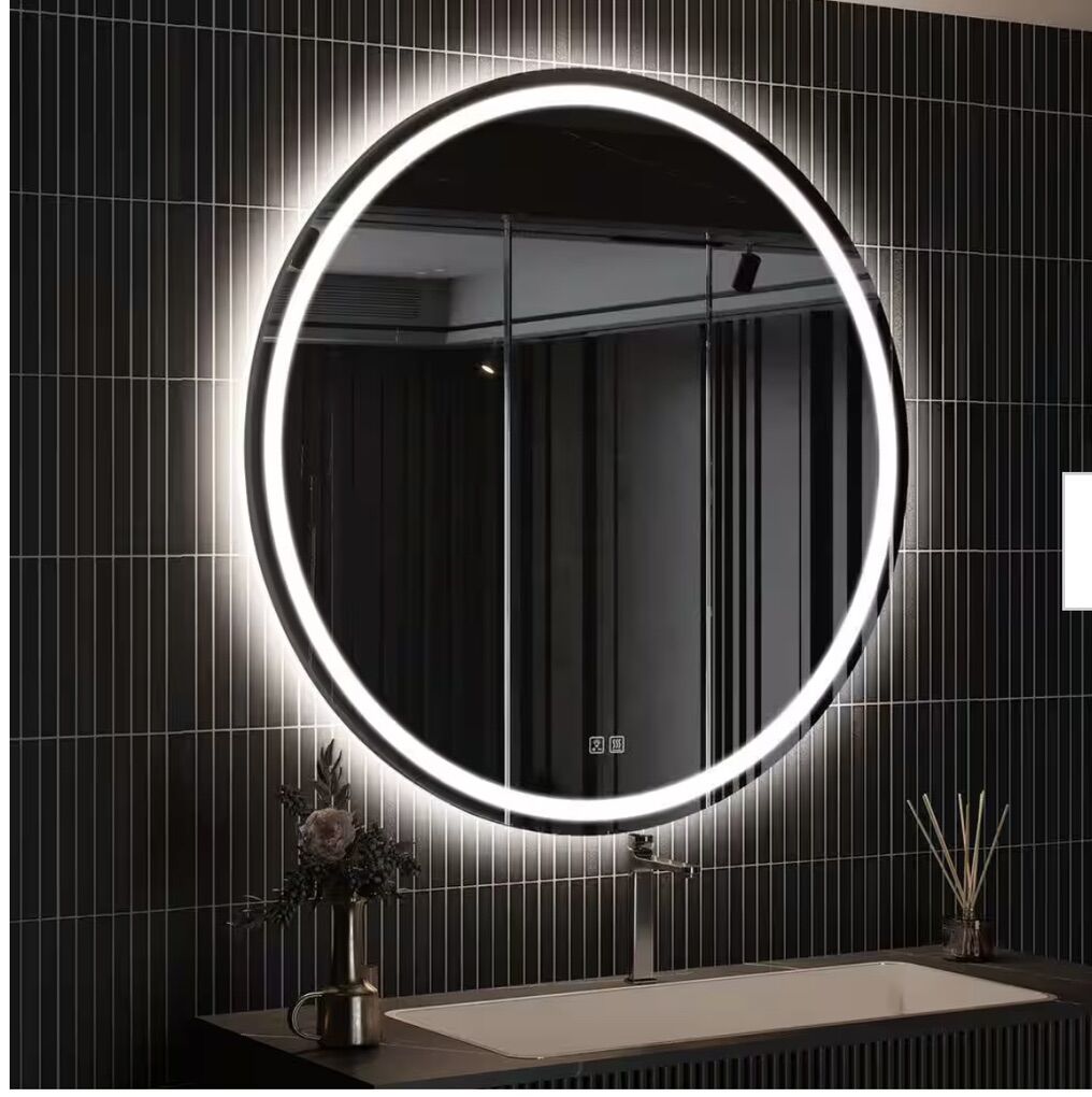 36 Inch Round LED Lighted Mirror Multiple Colors
