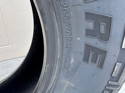 265/70R18 Crosswind Spare