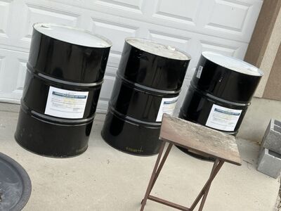 Free -55 Gallon Steel Drums Barrel
