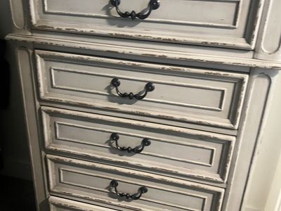 Twin bed and dresser