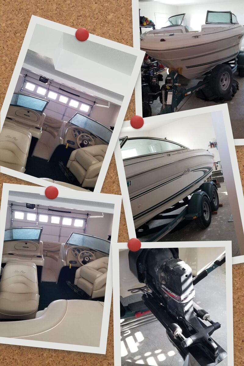 2001 Searay 190 open bow