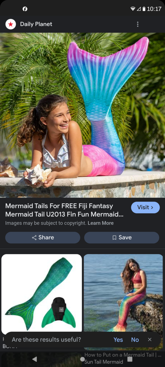 SunTails Mermaid Tail/Fin Swim Tail