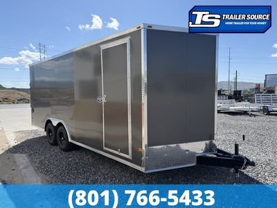 8.5x20 American Hauler Arrow Enclosed Cargo Trailer - 7'0" Interior - 10K GVWR - .080 PolyCor, Dovetail, Ramp Door