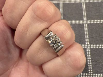 .70 carat diamond ring with white gold setting