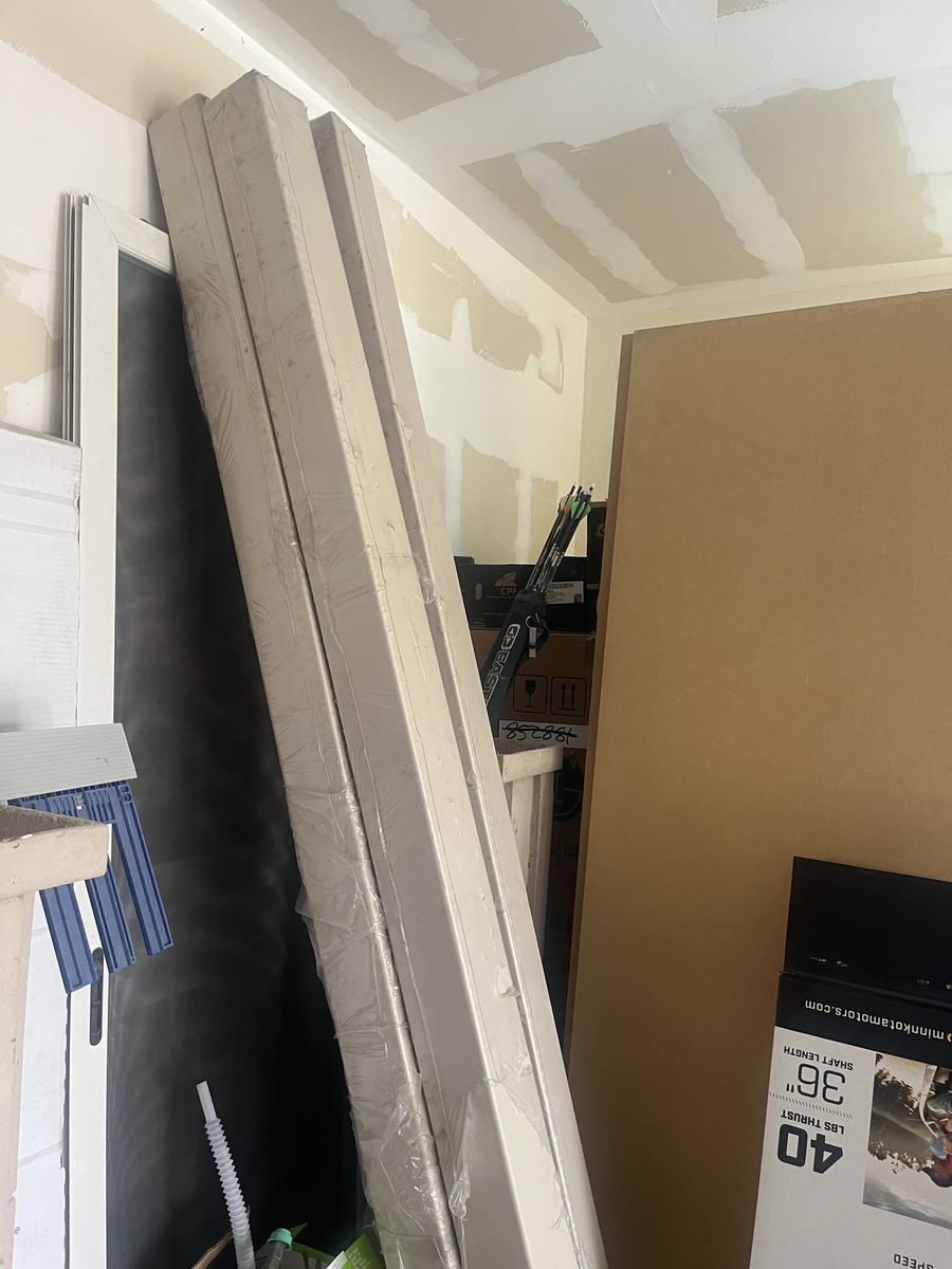 4"square - 10' Tall Vinyl Fencing Posts.  New