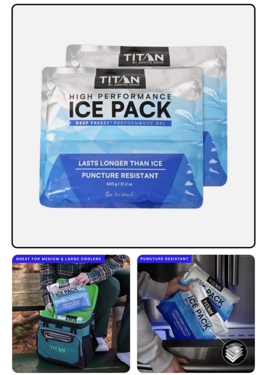Titan High Performance Ice Pack Deep Freeze. Icepack