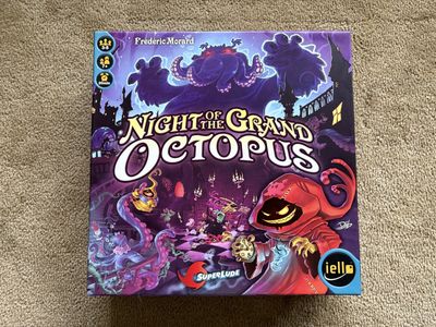 COMPLETE Night of the Grand Octopus Board Game