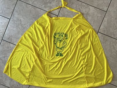 Adult Size Yellow Cape- Krewe Of Tucks- Mardi Gras