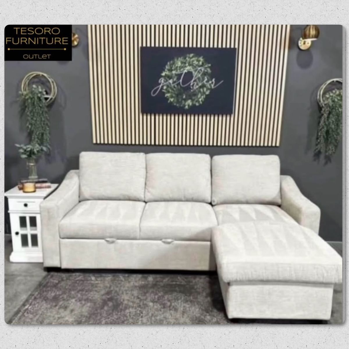 CODDLE ARIA SECTIONAL SOFA BED WITH STORAGE