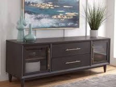 Milo Falls D-A202CN-507 72" Accent Console, Black 1812655 #107098