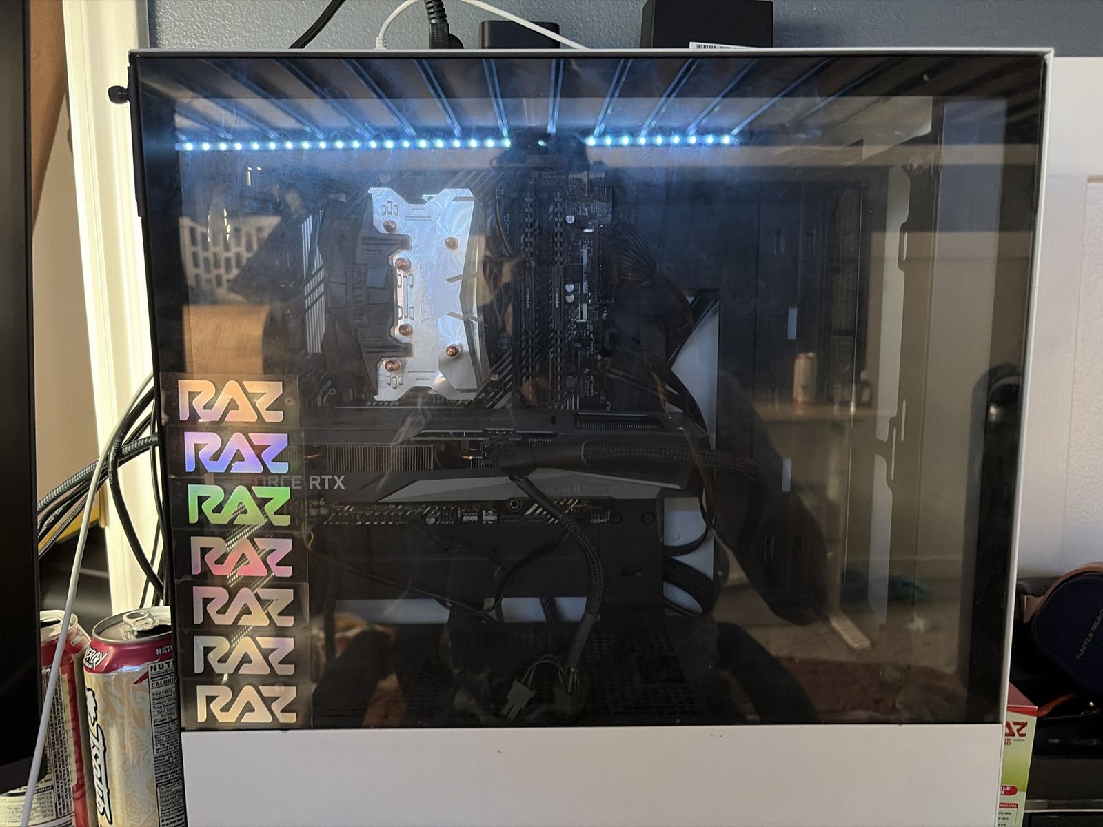 Custom Gaming Desktop PC - NVIDIA GeForce RTX Graphics - Mid-Tower Case