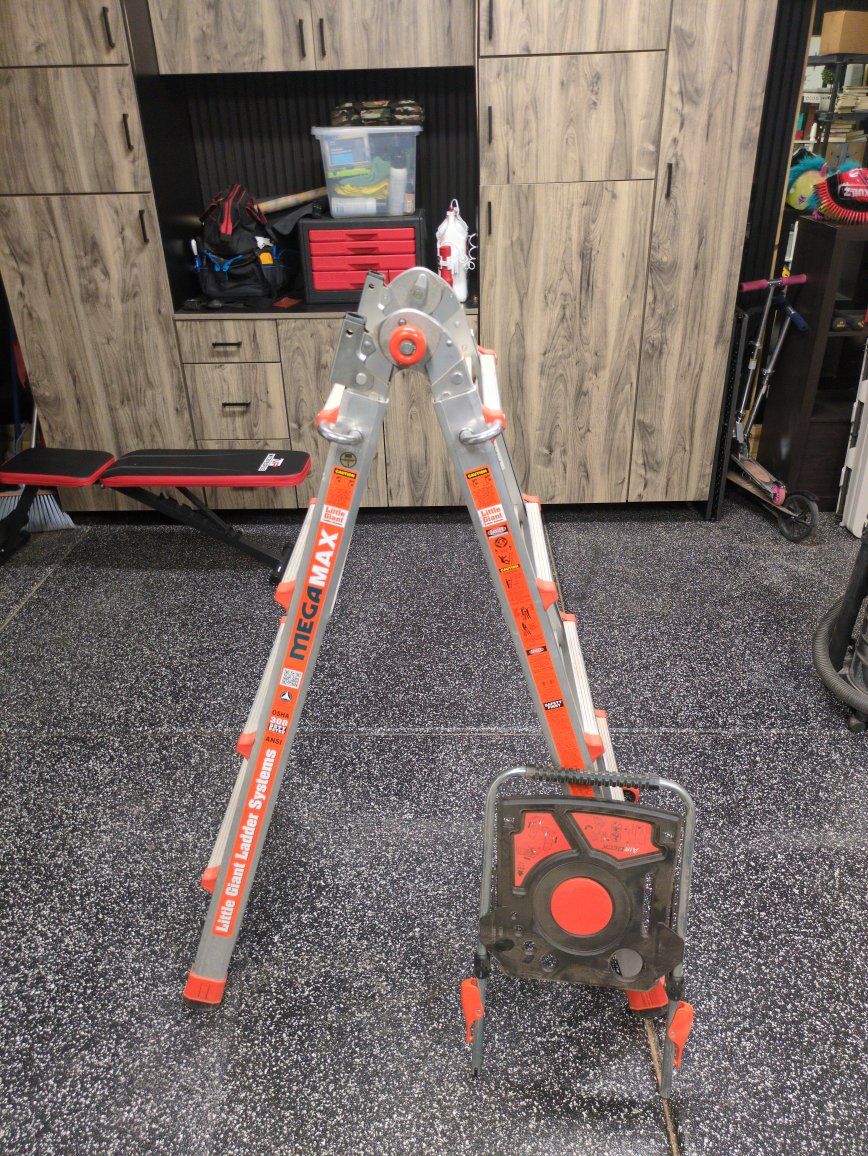 Little Giant MegaMax Ladder System - Heavy Duty Multi-Position Ladder