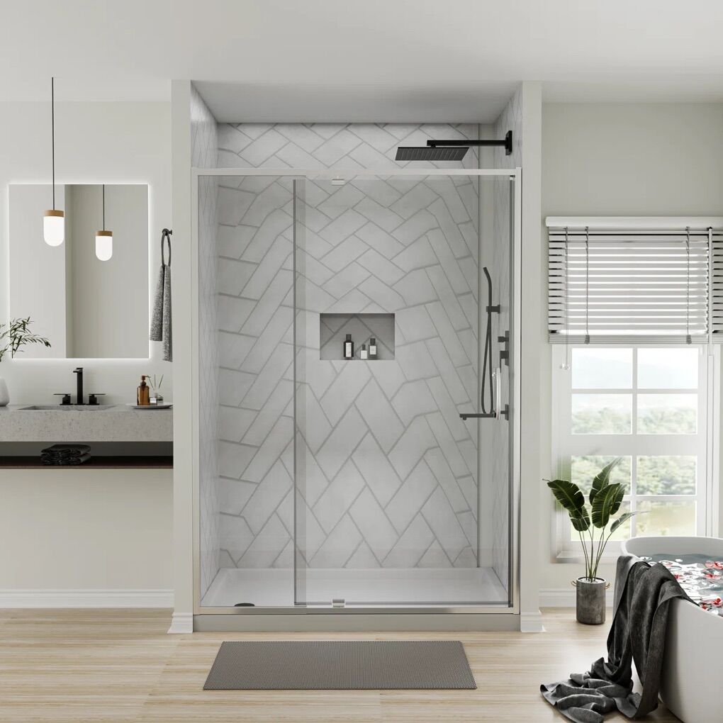 Shower Door Pivot 30W X 72H Frameless