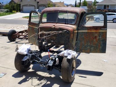 Classic 1946 Chevy Truck Body and Frame with Patina