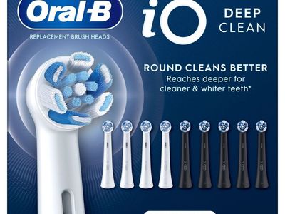 Oral-B iO Deep Clean Replacement Toothbrush Head, 9-count 3392704 #102496