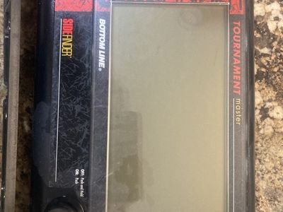 Bottom line tournament side finder fish finder