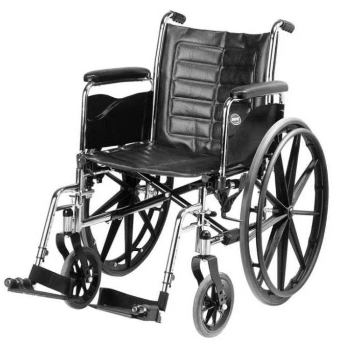 Wheelchair, Tracer EX2 Dual Axle, Midnight Black 20" Inch Seat, 250lb Weight Cap. Excellent Conditions! 