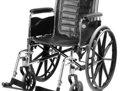 Wheelchair, Tracer EX2 Dual Axle, Midnight Black 20" Inch Seat, 250lb Weight Cap. Excellent Conditions!