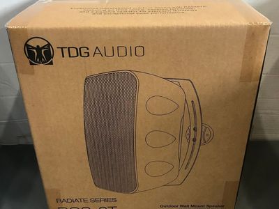 TDG AUDIO ROS-6T 6.5" RADIATE SERIES OUTDOOR WEATHERPROOF WALL MOUNT SPEAKER