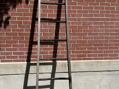 Antique vintage wood ladder