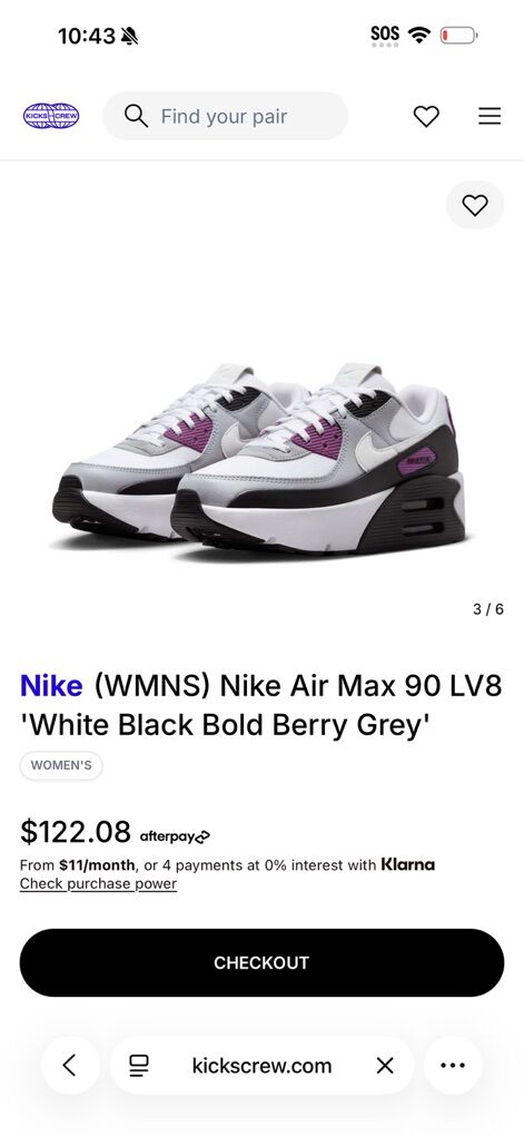 Womens Air Max 90 Lv8