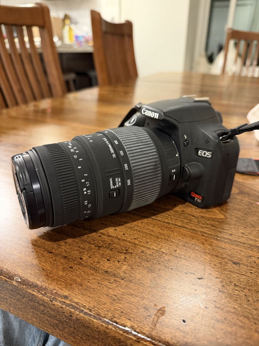 Canon Rebel Plus Sigma Lens