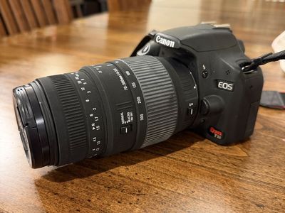 Canon Rebel Plus Sigma Lens