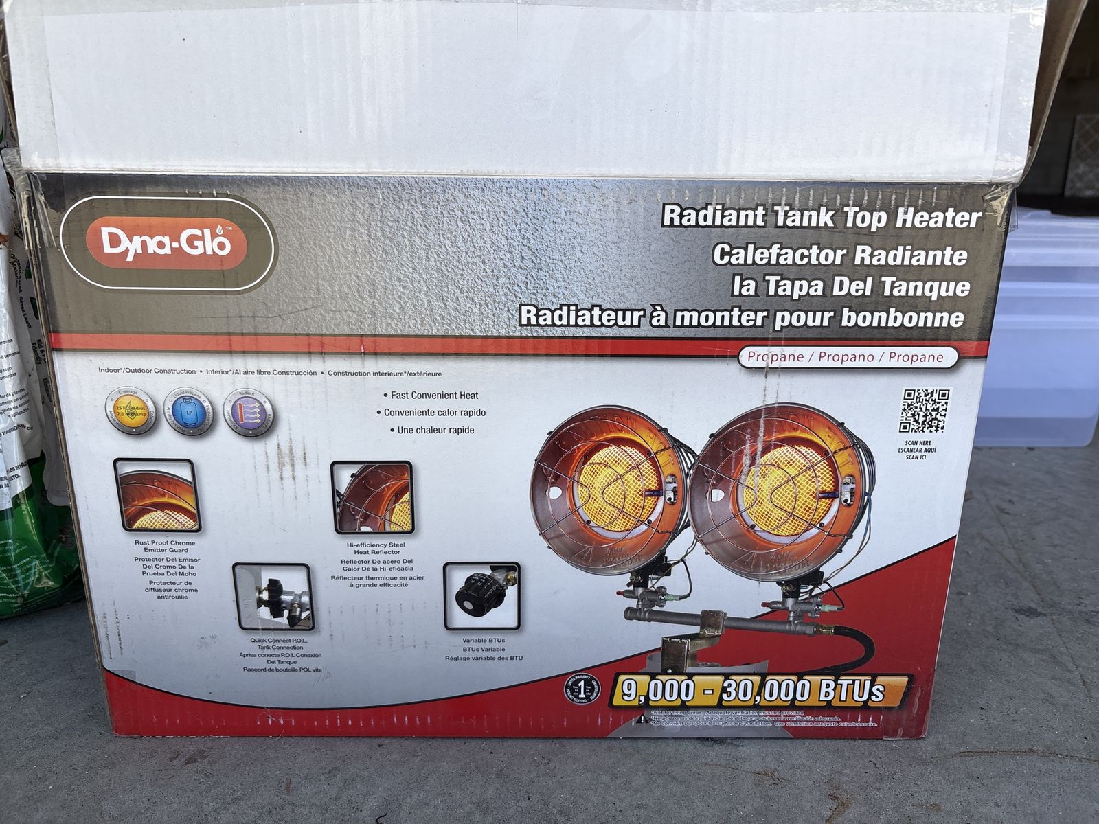 Radiant Heat Top Heater