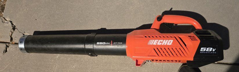 Echo 58V Brushless 550 CFM Jet Fan Cordless Leaf Blower
