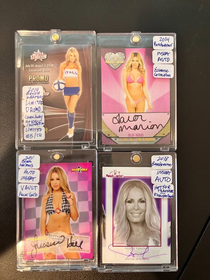 Bench Warmers HOT Models Insert AUTOGRAPHS