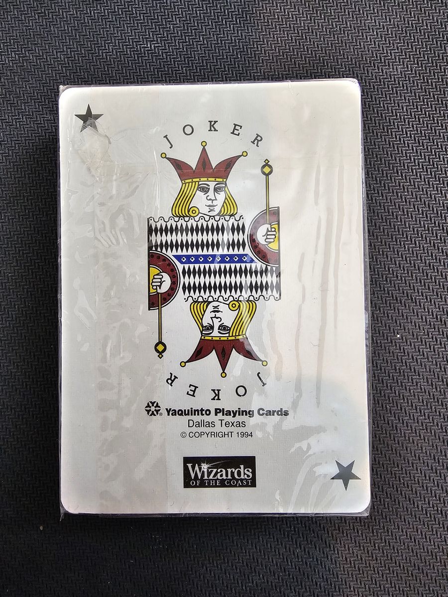 Magic: the Gathering ~ Yaquinto ~ Poker Deck Playing Cards ~ SEALED ~ MTG 1994