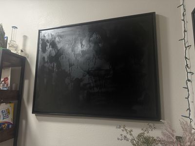 Painting Black Satin