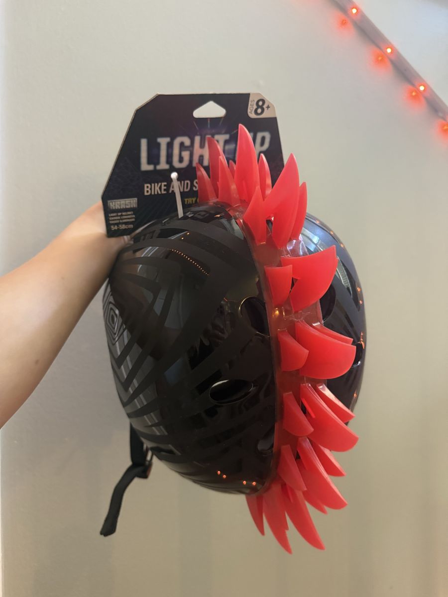Light up Mohawk helmet ages 8+