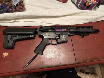 Lancer Tactical LT-25 Gen 2 Airsoft AEG Rifle HPA Converted Short Barrel - Black