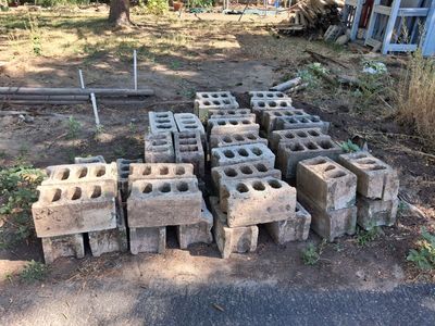 Cinder blocks
