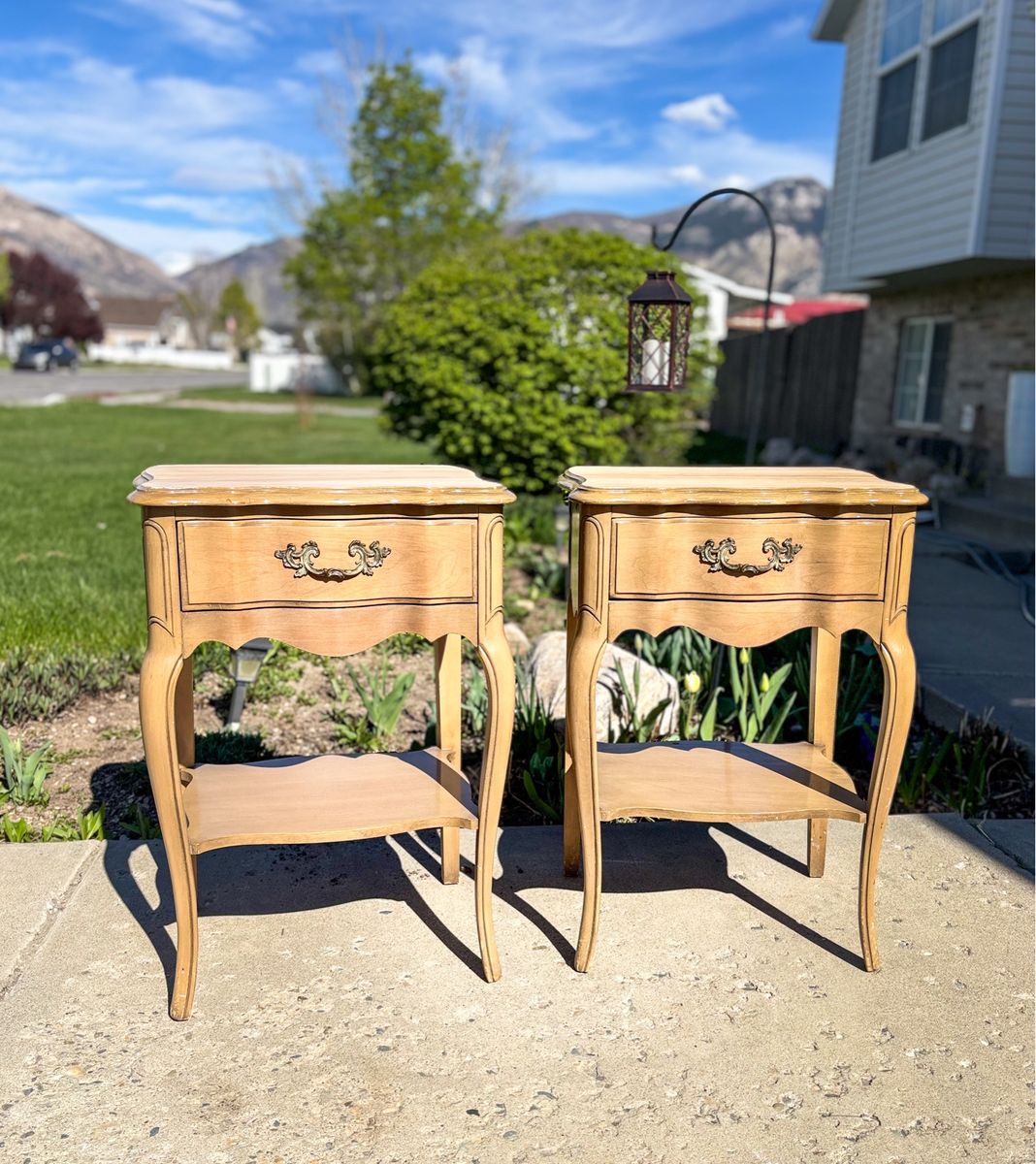 Vintage French Provincial Nightstands