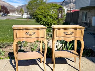Vintage French Provincial Nightstands