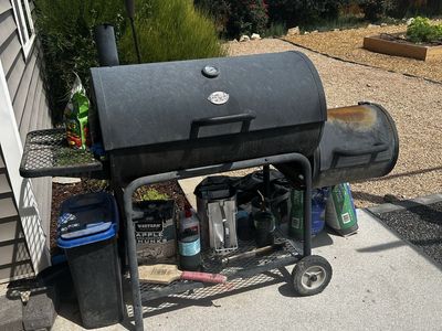 Char-Griller Smoker and Charcoal Grill with Side Fire Box
